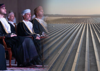 سمو السيد بلعرب يفتتح أكبر محطات الطاقة الشمسية في سلطنة عُمان