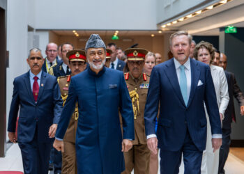 جلالةُ السُّلطان المعظم يلتقي برؤساء الشركات الهولندية الكبرى