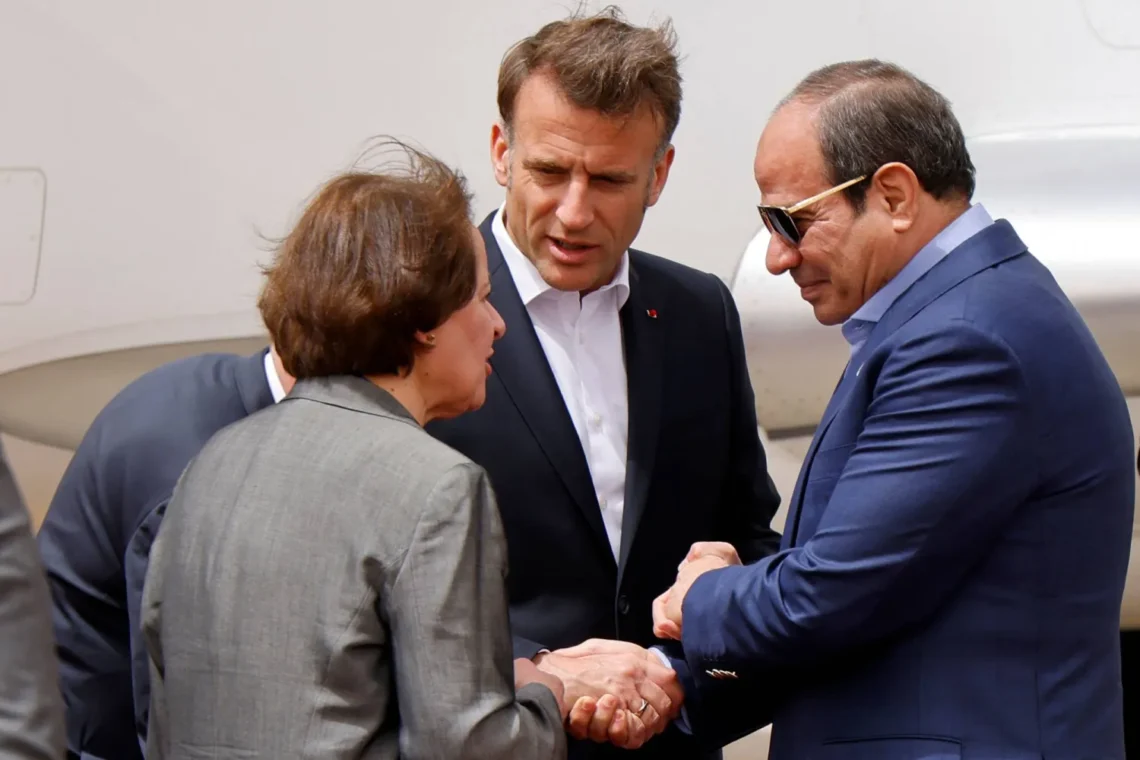 ماكرون من العريش: "غزة" ليست "مشروعا عقاريا"