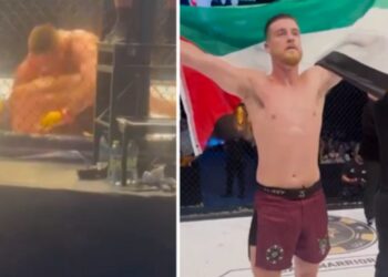 بالفيديو.. مقاتل إيرلندي يصرخ بـ "الحرية لفلسطين" وهو يسدد لكمات قوية لمنافسه الإسرائيلي