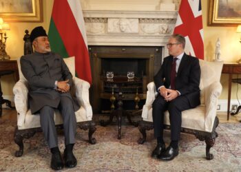 جلالةُ السُّلطان المُعظم يلتقي بدولة رئيس وزراء المملكة المتحدة