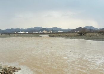 هطول أمطار متفاوتة الغزارة على عدد من ولايات محافظة شمال الشرقية